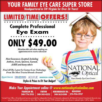 Get a National Optical Eye Exam for Just $49